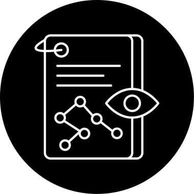 Öngörü simgesi vektör illüstrasyonu