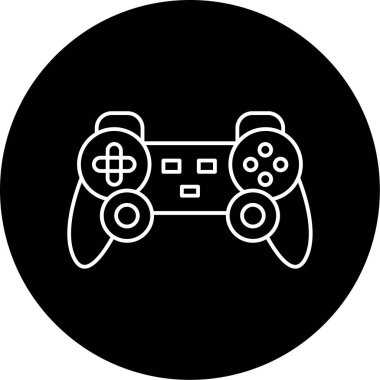Oyun simgesi vektör illüstrasyonu