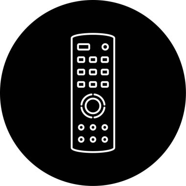 Uzaktan kumanda simge vektör çizim