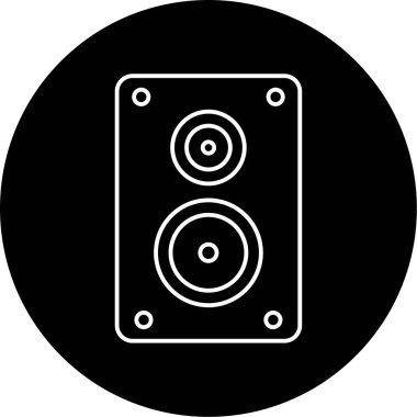 hoparlör vektör illüstrasyonu