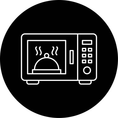 mikrodalga simge vektör çizim