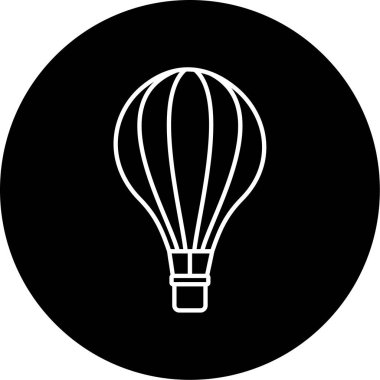 Hava Balonu ikonu vektör illüstrasyonu