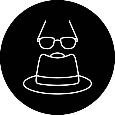 Plaj aksesuarları ikon vektör illüstrasyonu