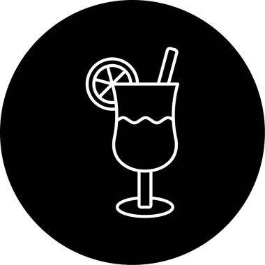 limonata ikon vektör çizimi