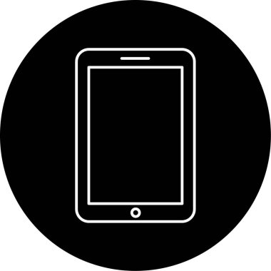 tablet simge vektör illüstrasyonu