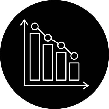 grafik ikonu vektör illüstrasyonu