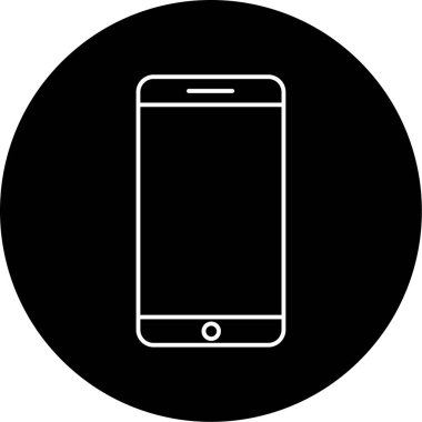 akıllı telefon simgesi vektör illüstrasyonu
