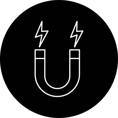 mıknatıs simgesi vektör çizimi