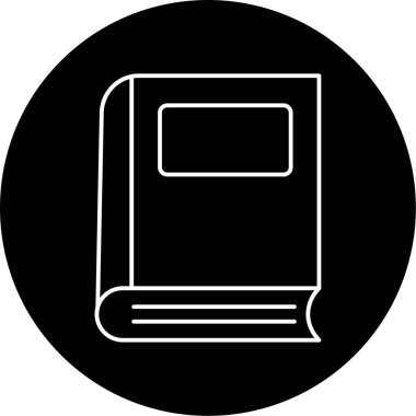 kitap simgesi vektör illüstrasyonu