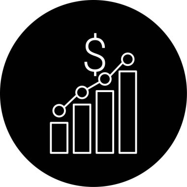 para büyüme simge vektör çizim