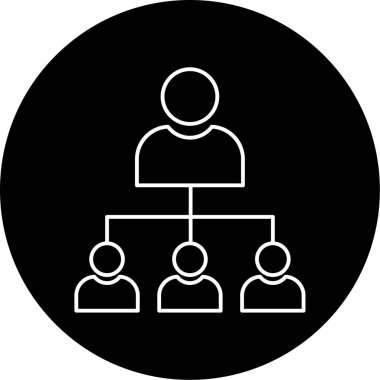 yönetim simgesi vektör illüstrasyonu