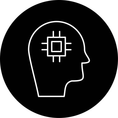 Gelecekçi simge vektör illüstrasyonu