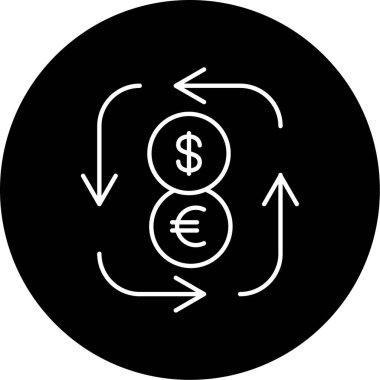 para birimi simgesi vektör çizim