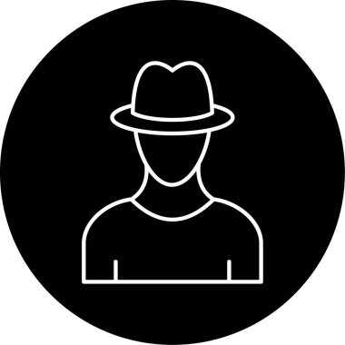 Ajan simgesi vektör illüstrasyonu