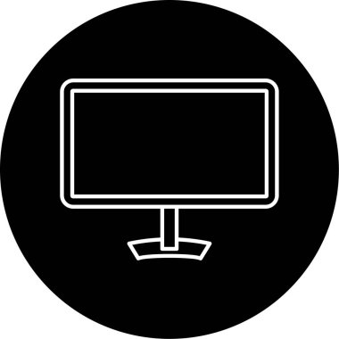 izleyici ikon vektör illüstrasyonu