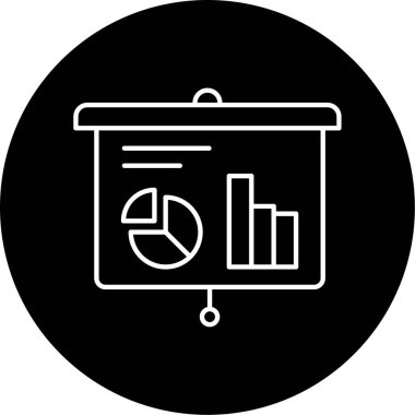 grafik ikonu vektör illüstrasyonu