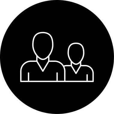 Meslektaşlık simgesi vektör çizimi