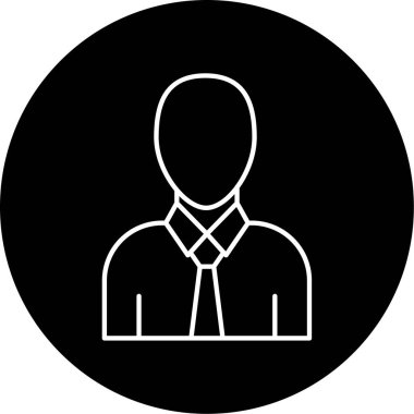 Çalışan simgesi vektör illüstrasyonu