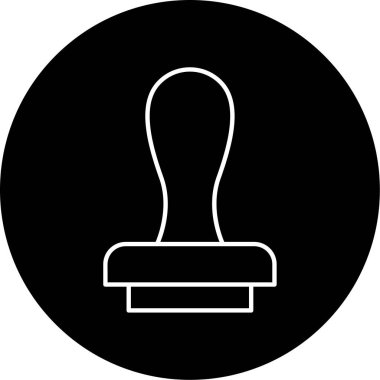 Damga simge vektör çizim