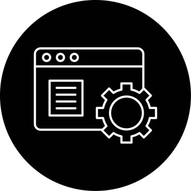 pencere simgesi vektör illüstrasyonu