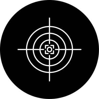 hedef simge vektör illüstrasyonu