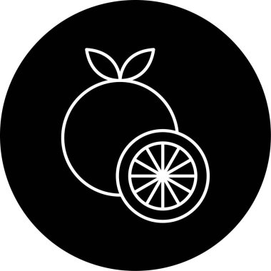 Greyfurt simgesi vektör illüstrasyonu