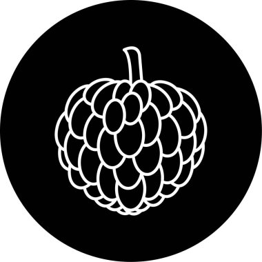 Muhallebi apple simge vektör çizim