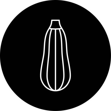 Kabak simgesi vektör illüstrasyonu