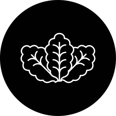 Marul simgesi vektör illüstrasyonu