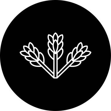 Kuşkonmaz simgesi vektör illüstrasyonu