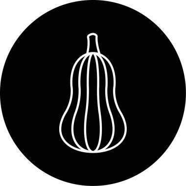 Kabak simgesi vektör illüstrasyonu