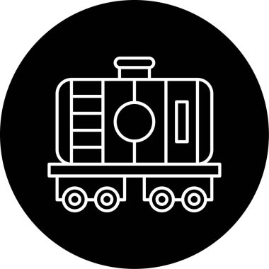 Petrol Tankı ikonu vektör çizimi