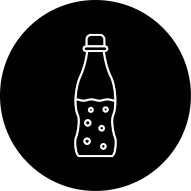 şişe simgesi vektör illüstrasyonu