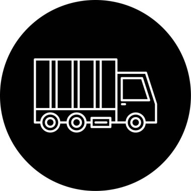 Römork simge vektör çizim