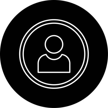 avatar simgesi vektör illüstrasyonu