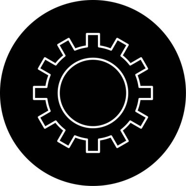 ayar simgesi vektör illüstrasyonu