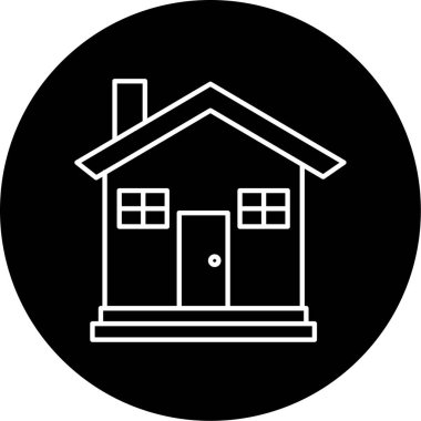 ev simgesi vektör illüstrasyonu