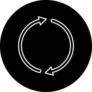 Simge vektör illüstrasyonunu yeniden yükle