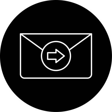 Simge vektör illüstrasyonunu gönder