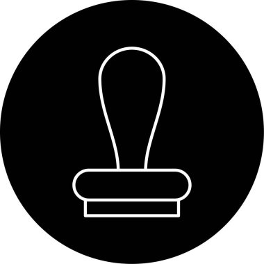 Damga simge vektör çizim