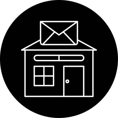 Postane simge vektör çizim