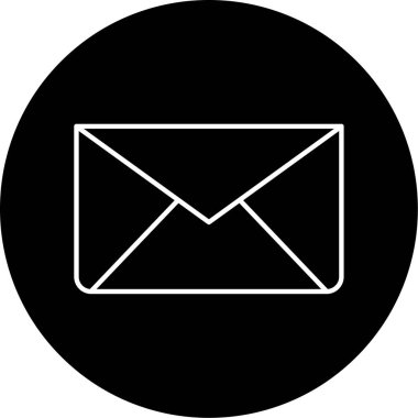 zarf simgesi vektör illüstrasyonu