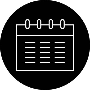 takvim simge vektör çizim