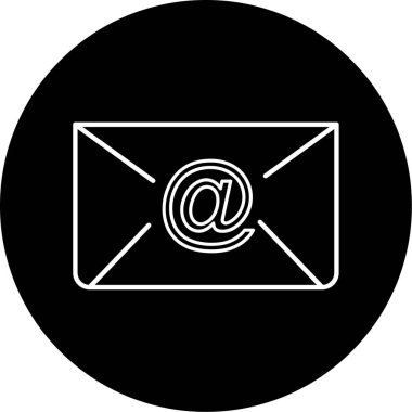 e- posta simgesi vektör illüstrasyonu