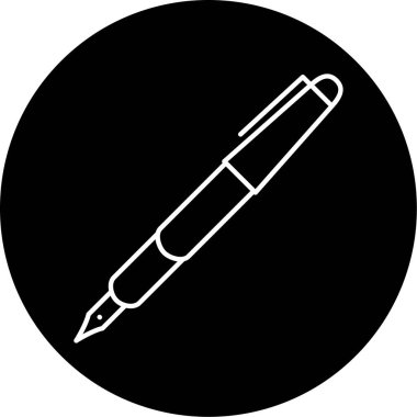 kalem simgesi vektör illüstrasyonu