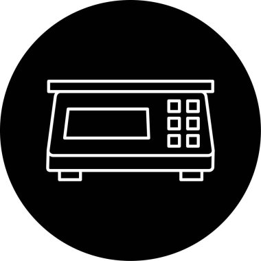 Utensils simge vektör illüstrasyonunu ölçülüyor