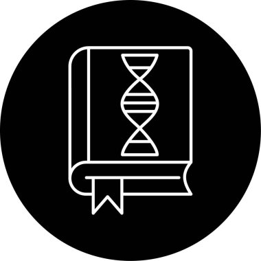 Biyoloji simgesi vektör illüstrasyonu