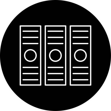 arşiv simgesi vektör illüstrasyonu