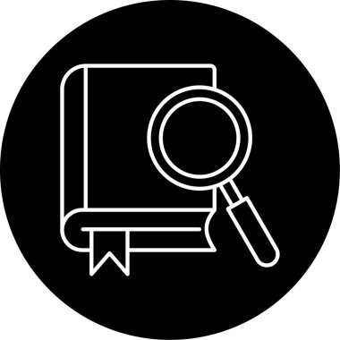 Sözlük simgesi vektör illüstrasyonu