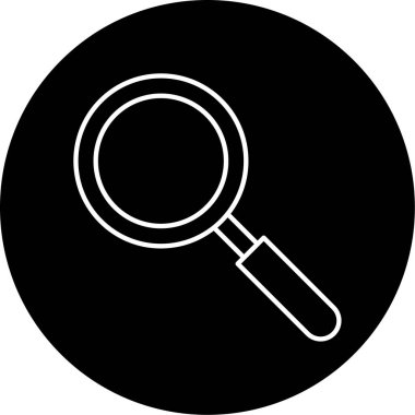 Arama simgesi vektör illüstrasyonu